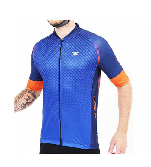 Camisa de Ciclismo DX-3 Masculina Fusion - Marinho